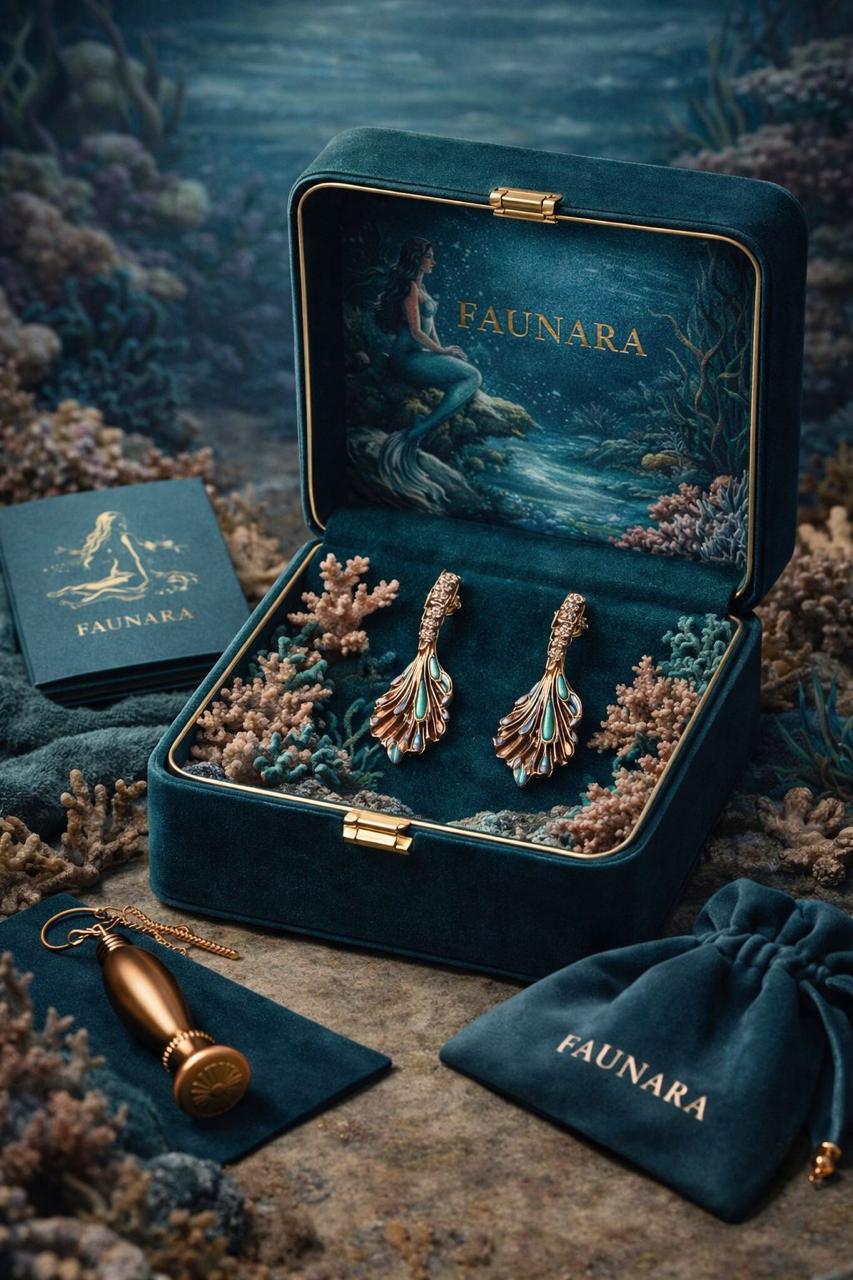 The Mermaid keepsake packaging
