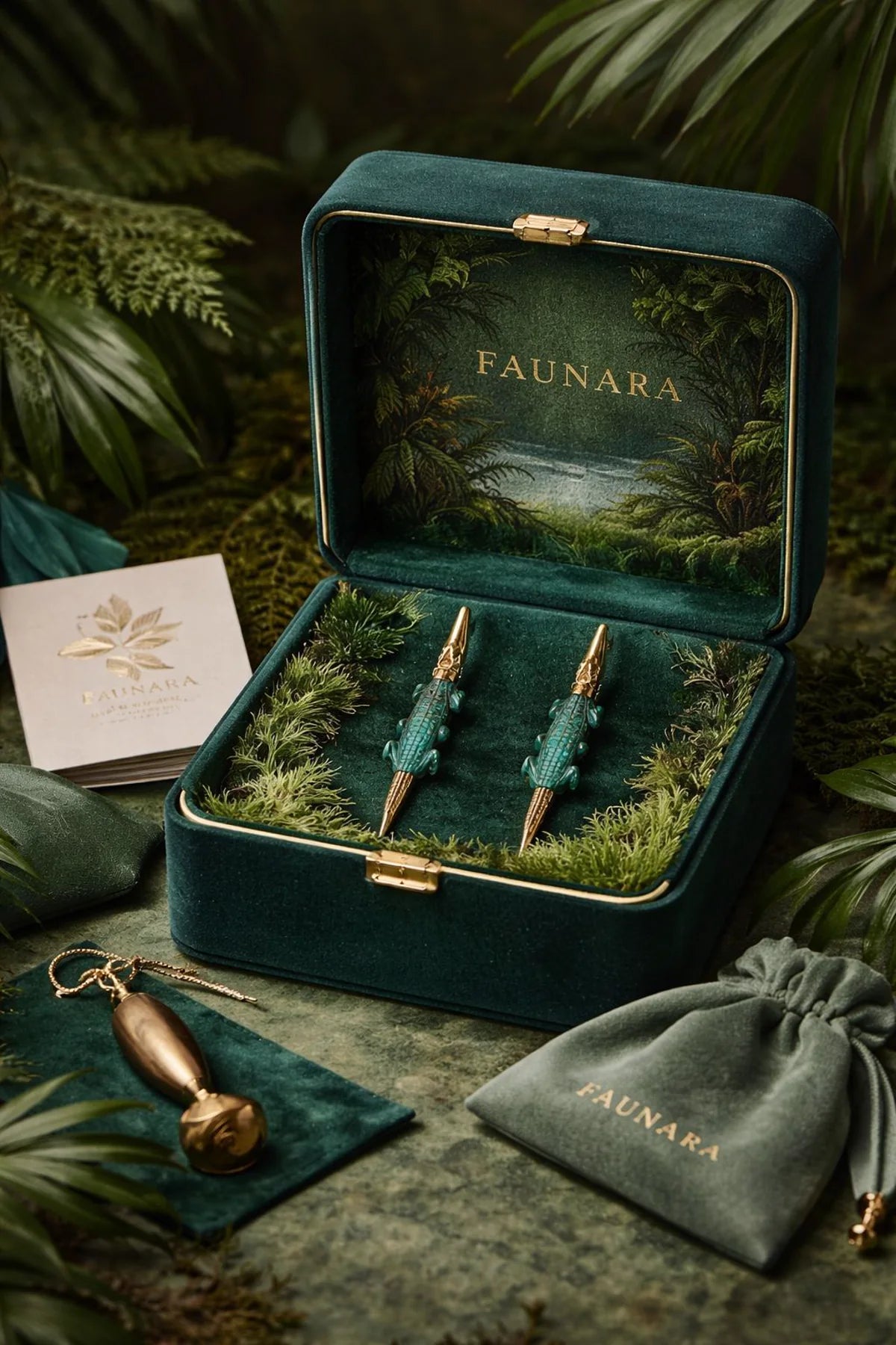 The Alligator keepsake packaging